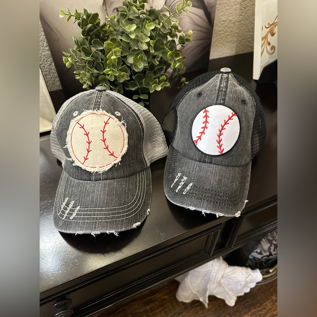 New! Baseball Patch Hats